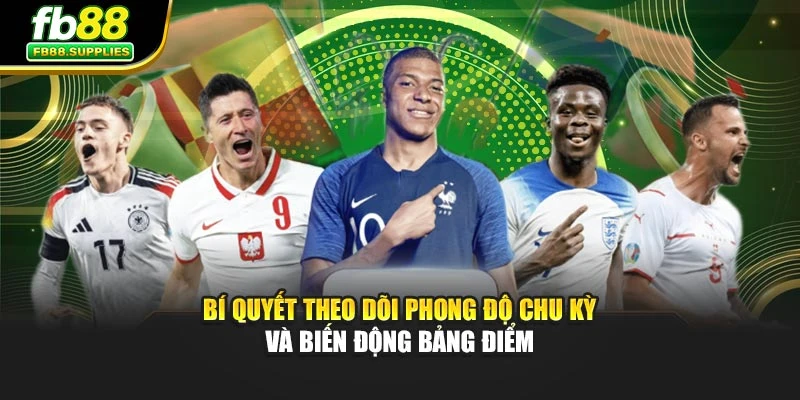 Bí quyết theo dõi phong độ chu kỳ và biến động bảng điểm