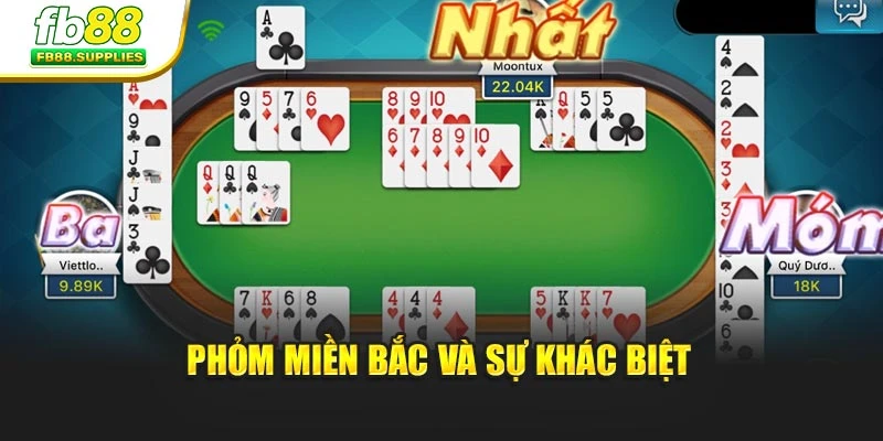 Phỏm miền Bắc và sự khác biệt