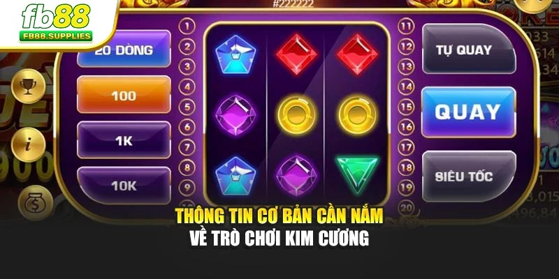 Thông tin cơ bản cần nắm về Trò chơi Kim Cương